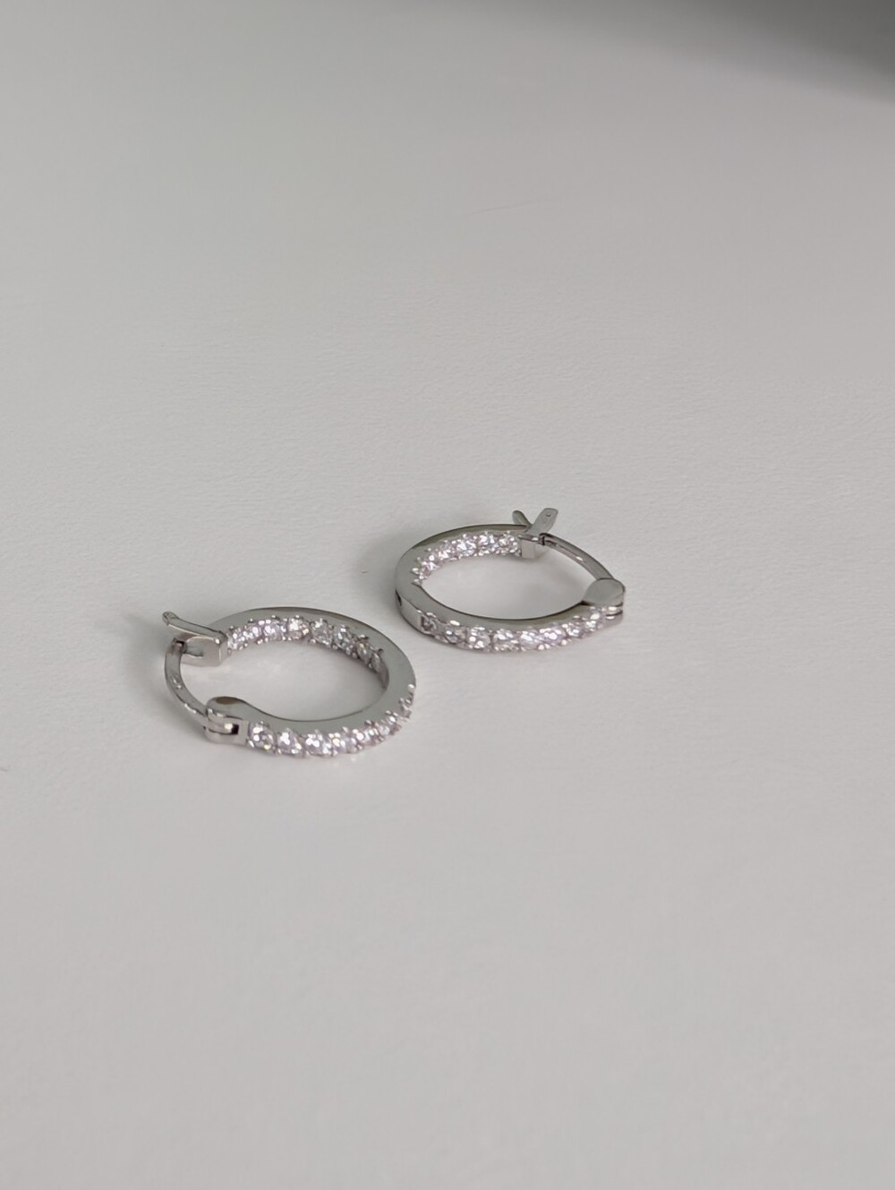 .925 Sterling Silver Hoop Earrings